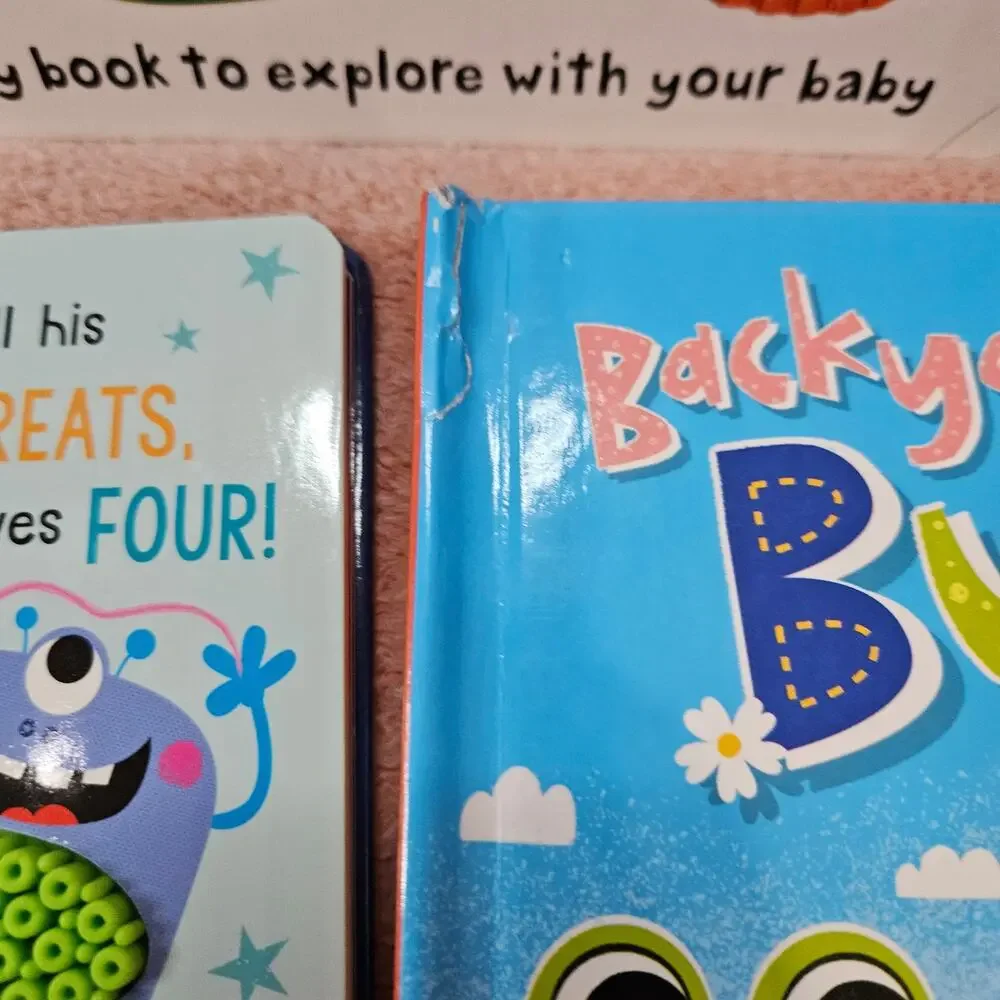 Large Bundle of 15 interactive Sensory Touch-and-Feel Baby & Toddler Board Books